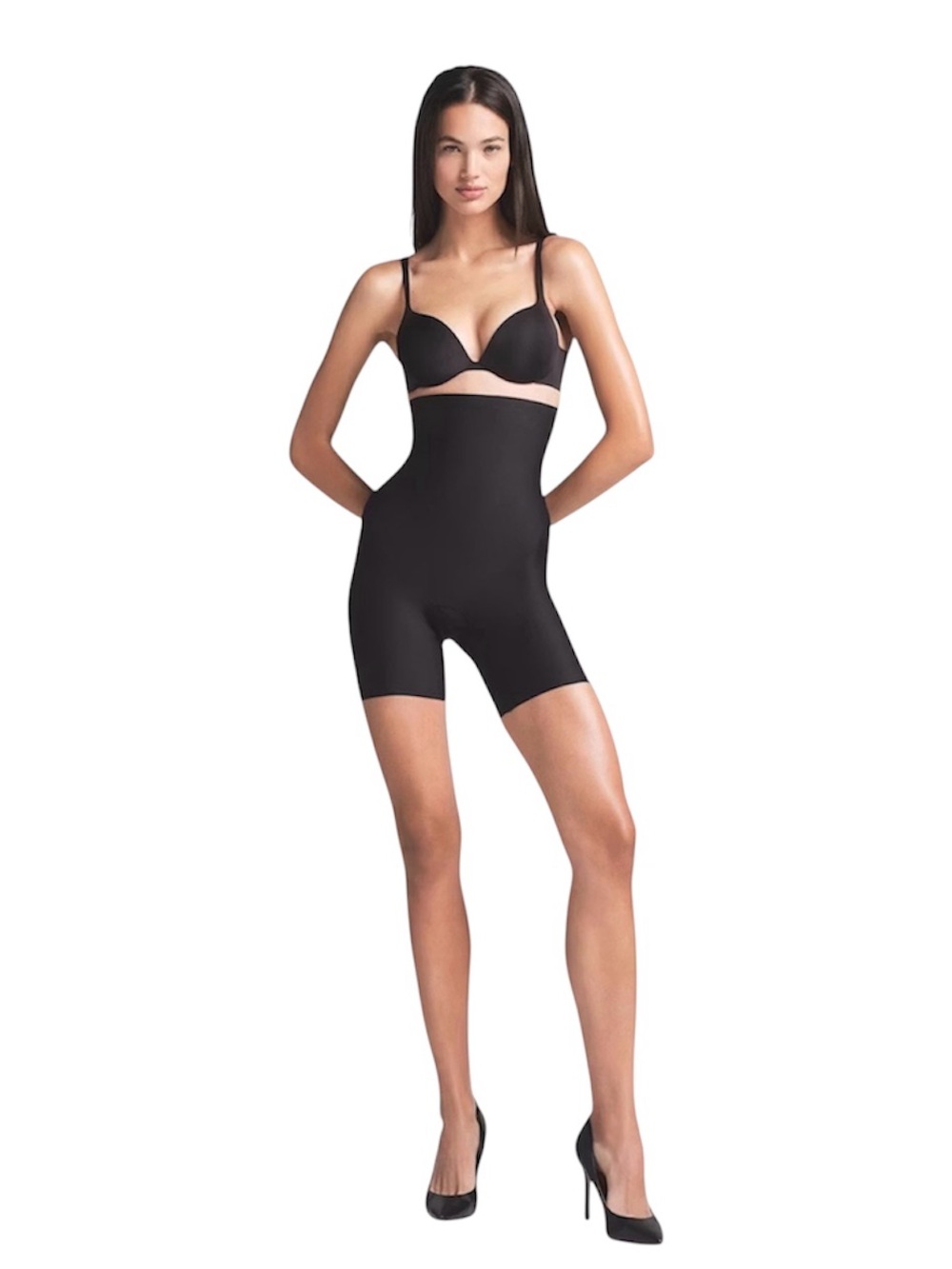 NWT SKIMS Core Sculpt High-Waisted Short Onyx Black Size M